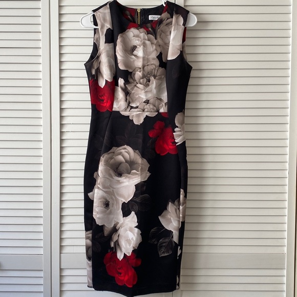 Calvin Klein Sleeveless Sheath Dress - Picture 1 of 7